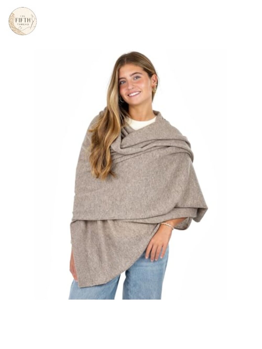 Cashmere Wool Blend Wrap Shawl Pashmina Scarf Travel 78x27